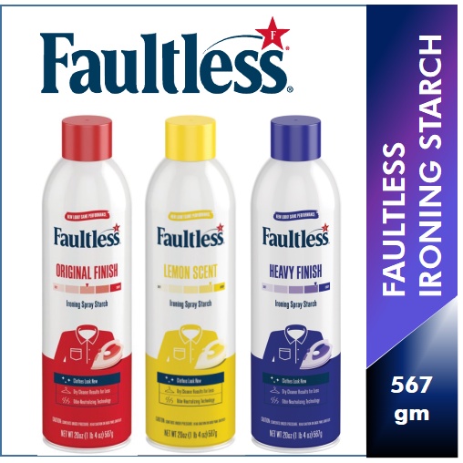 Faultless Premium Ironing Spray Starch, 567g / Charm Spray Starch Easy