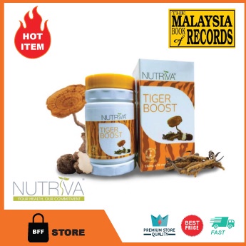 Nutriva Tiger Boost Tiger Milk Mushroom + Cordyceps Traditionally Used ...