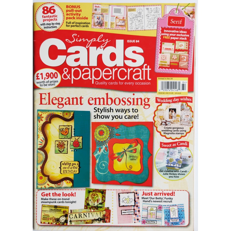 [USED] [SC 084] Simply Cards & Papercraft UK (Papercraft Magazine