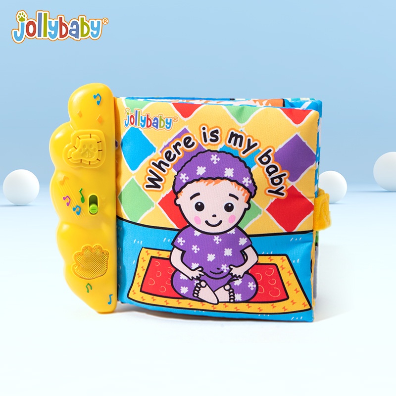 Jollybaby Baby Infant Early Development Cloth Book Take Along