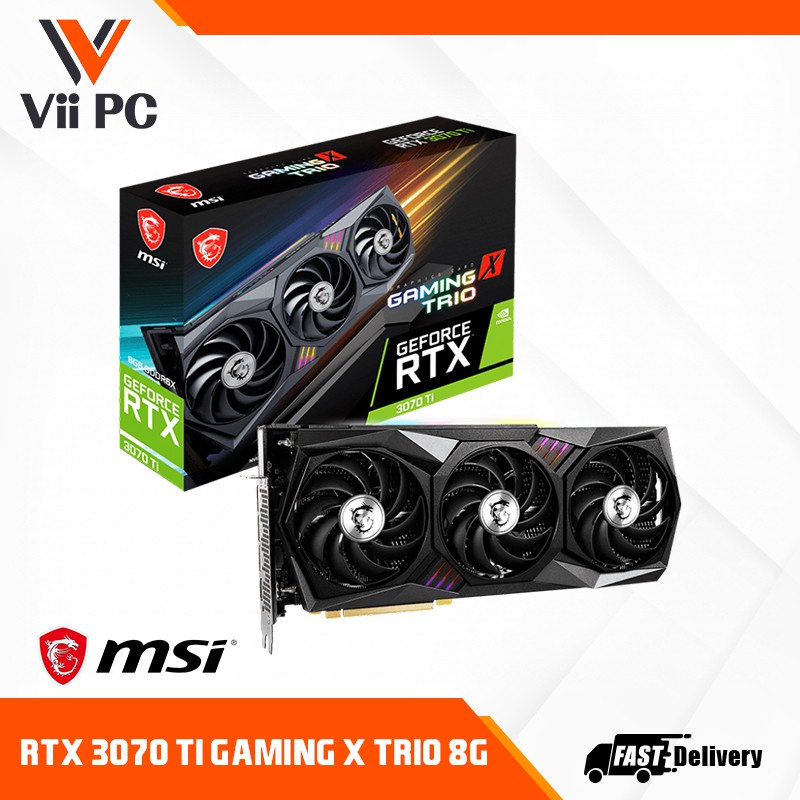 MSI Nvidia Geforce RTX 3070 Ti /3070Ti GAMING X TRIO 8G 8GB GDDR6X 