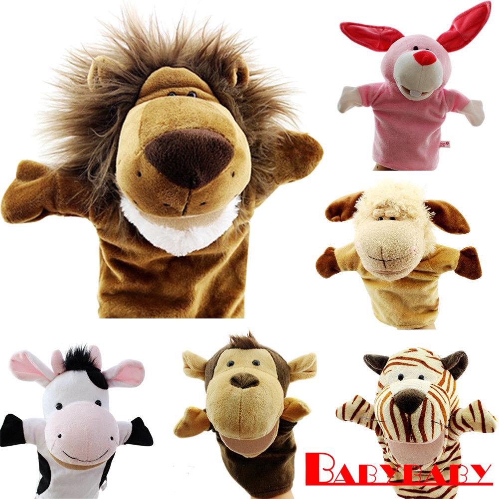 YYG-Animal Pattern Hand Glove Puppet Plush Puppets Kid Role Play Toys ...