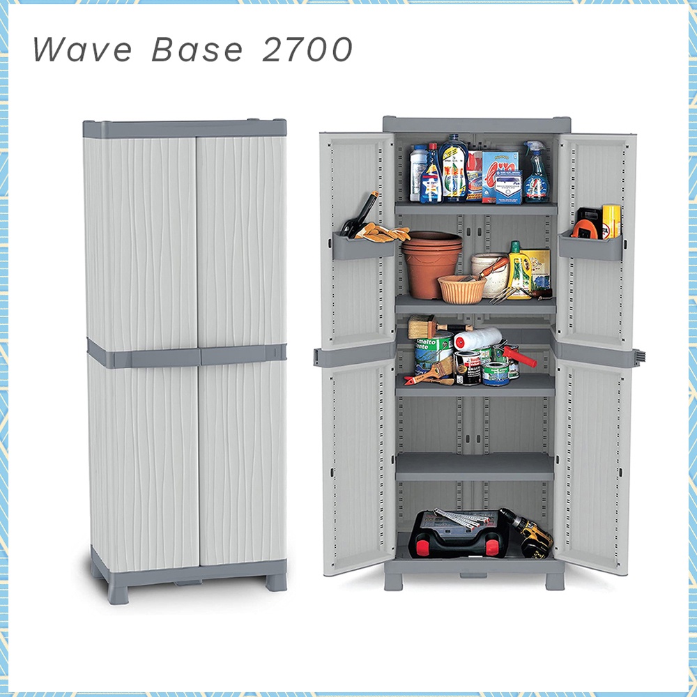 TERRY WaveBase 3700 Storage Cabinet / Cupboard Outdoor / Indoor / Two ...