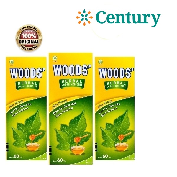 WOODS HERBAL+HONEY 60 ML / OBAT BATUK BERDAHAK HERBAL / BATUK FLU / OBAT BATUK TRADISIONAL - Gambar 2