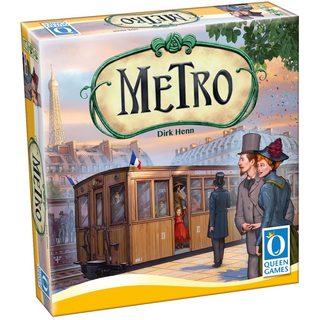 Queen Games Metro Board Game (2001 Mensa Select Winner/2000 Spiel des