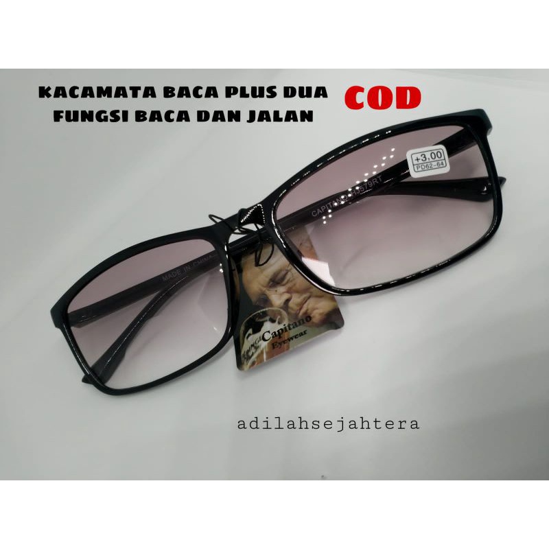 Double Focus Reading and Walking Glasses Plus(+) Nearsightedness ...