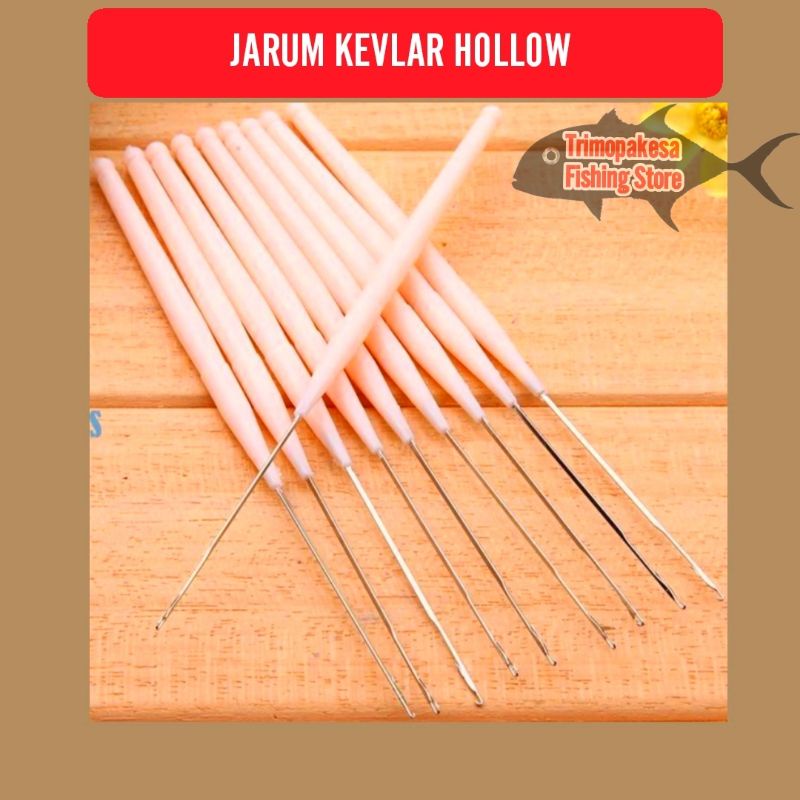 Kevlar Hollow Assist Hook Splicing Needle Crochet Knitting Latch