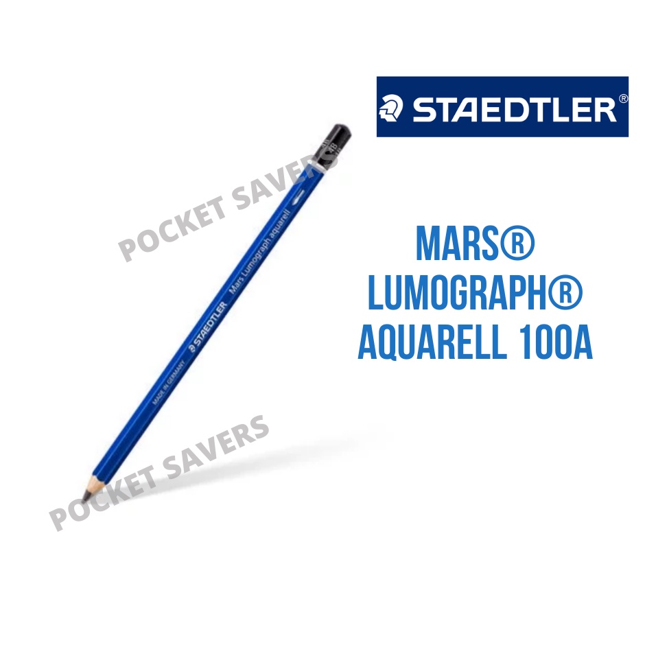 STAEDTLER Mars Lumograph Aquarelle Watercolour Graphite Pencil 100A 4B