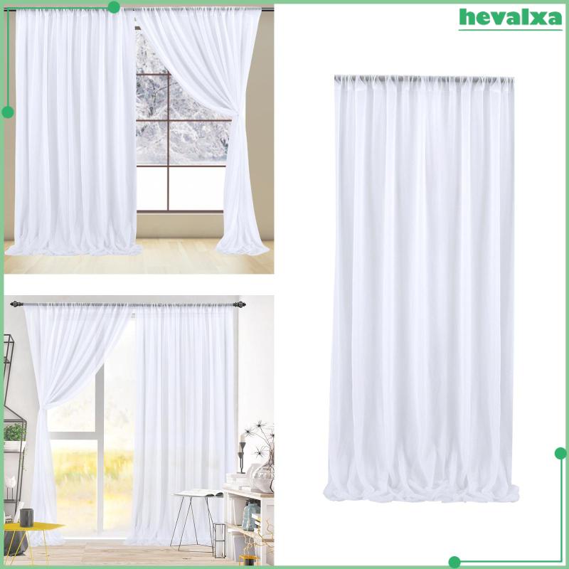 White Curtain Backdrop Panels for Parties Baby Shower Weddings Bridal ...