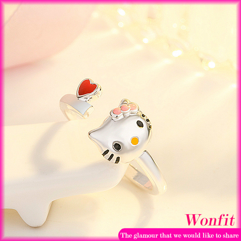 Cat hot sale finger ring