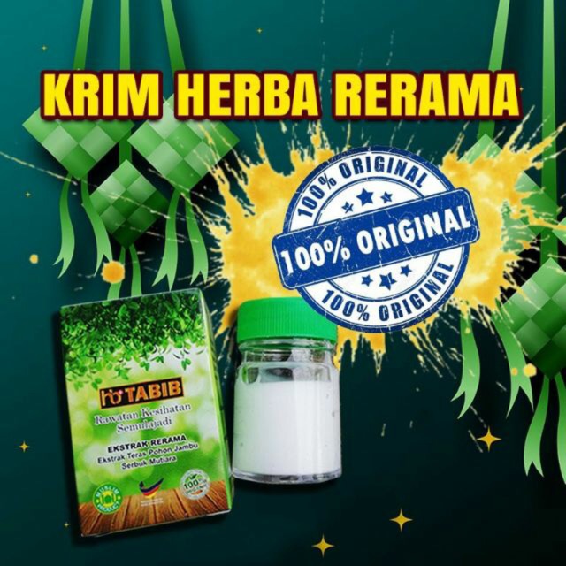 Krim Herba Rerama Kulit Gatal Kurap Ekzema | Shopee Singapore