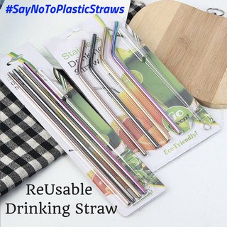 5/6Pcs Reusable Drinking Straws Clear Glass Drinking Staws with