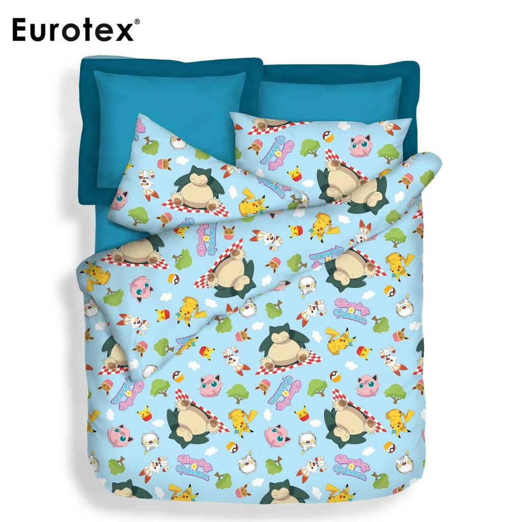 Pokemon Fitted Bedsheet Set / Summer Light Quilt, 900 Thread Count