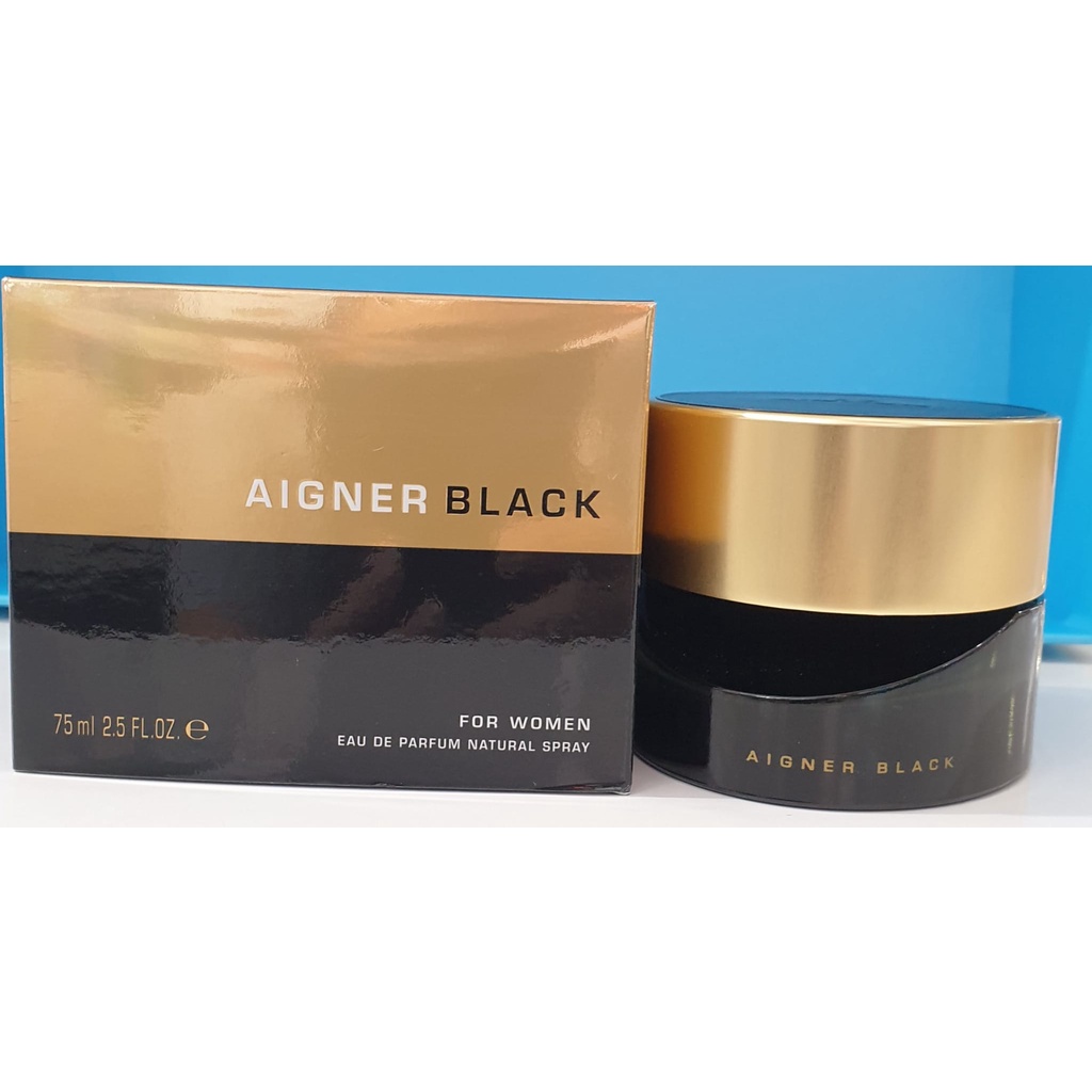 PERFUME AIGNER BLACK FOR WOMEN EDP 75ML Shopee Singapore