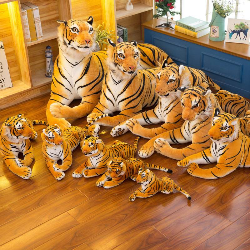 🐯🐯Tiger Plush Toy Doll Simulation Large Tiger Pillow Ragdoll