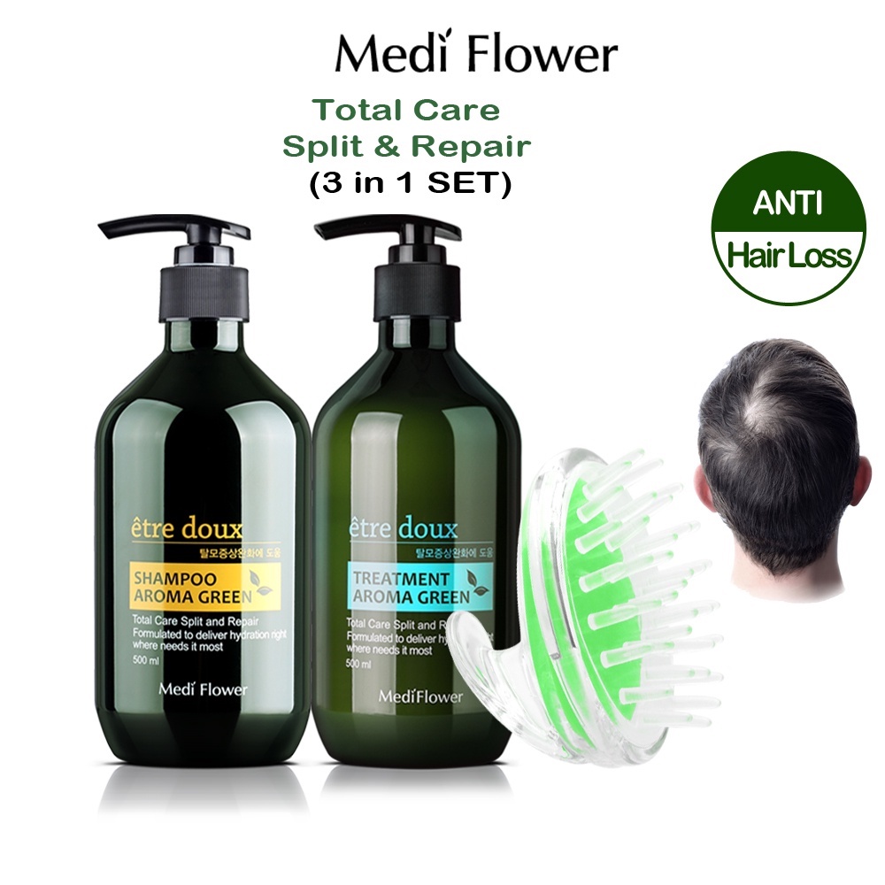 Mediflower] Etre Doux Aroma Green Hair Shampoo 500ml, Hair