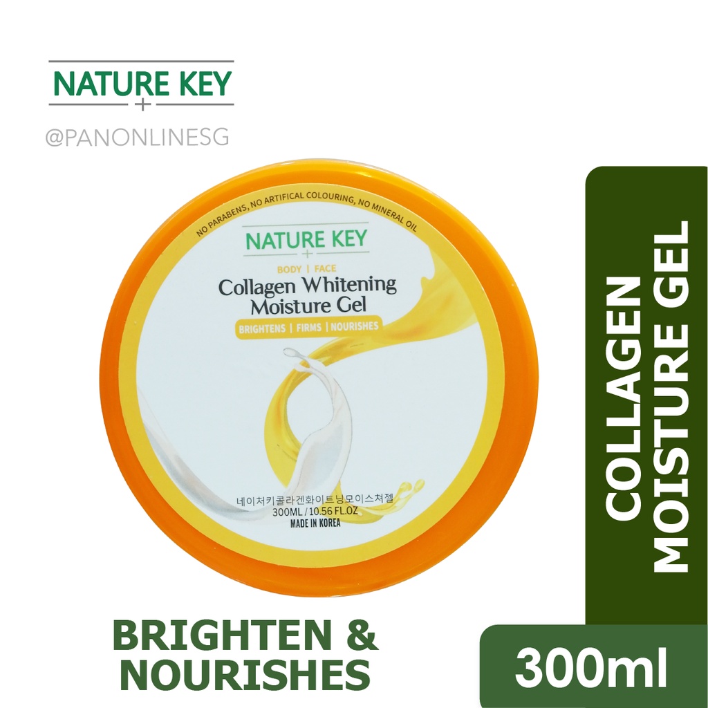 NATURE KEY Collagen Whitening Moisture Gel - 300ml | Shopee Singapore