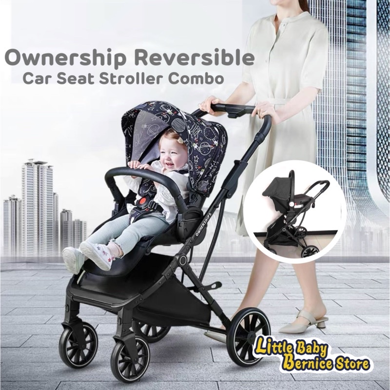 Baby Stroller with Car Seat Combo Convertible Shopee Singapore