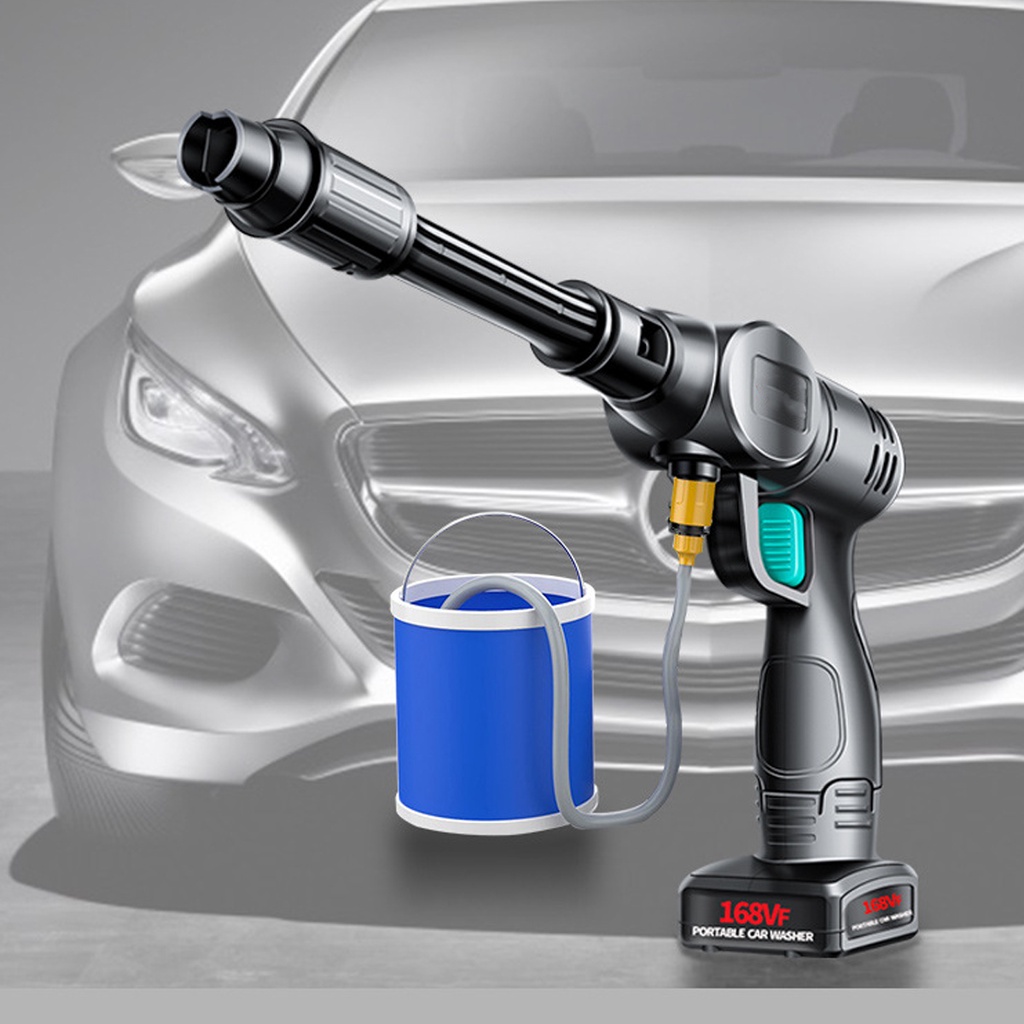 Cordless Water Jet Portable Car Wash High Pressure Spray Electric Water