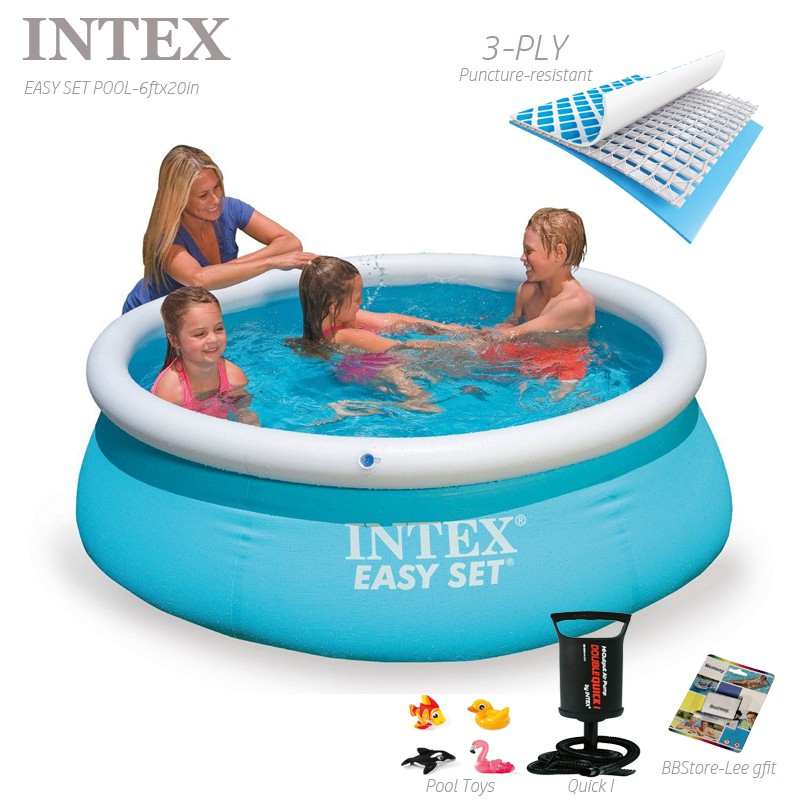 INTEX Easy Set Pool -6ft*Inflatable Swimming pool*Pump to choose ...