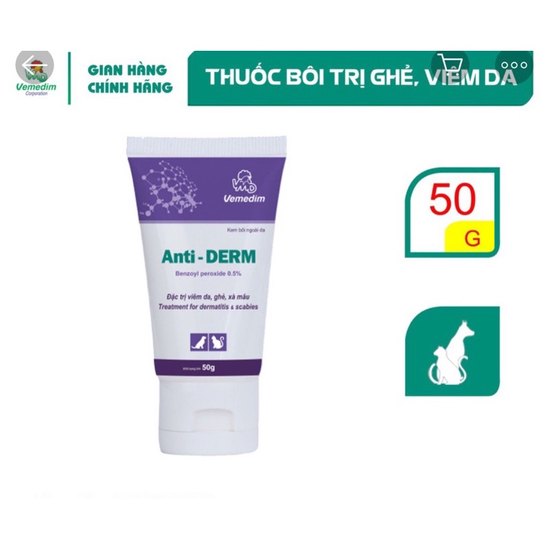 Vemedim AntiDerm topical medicine for scabies, dermatitis