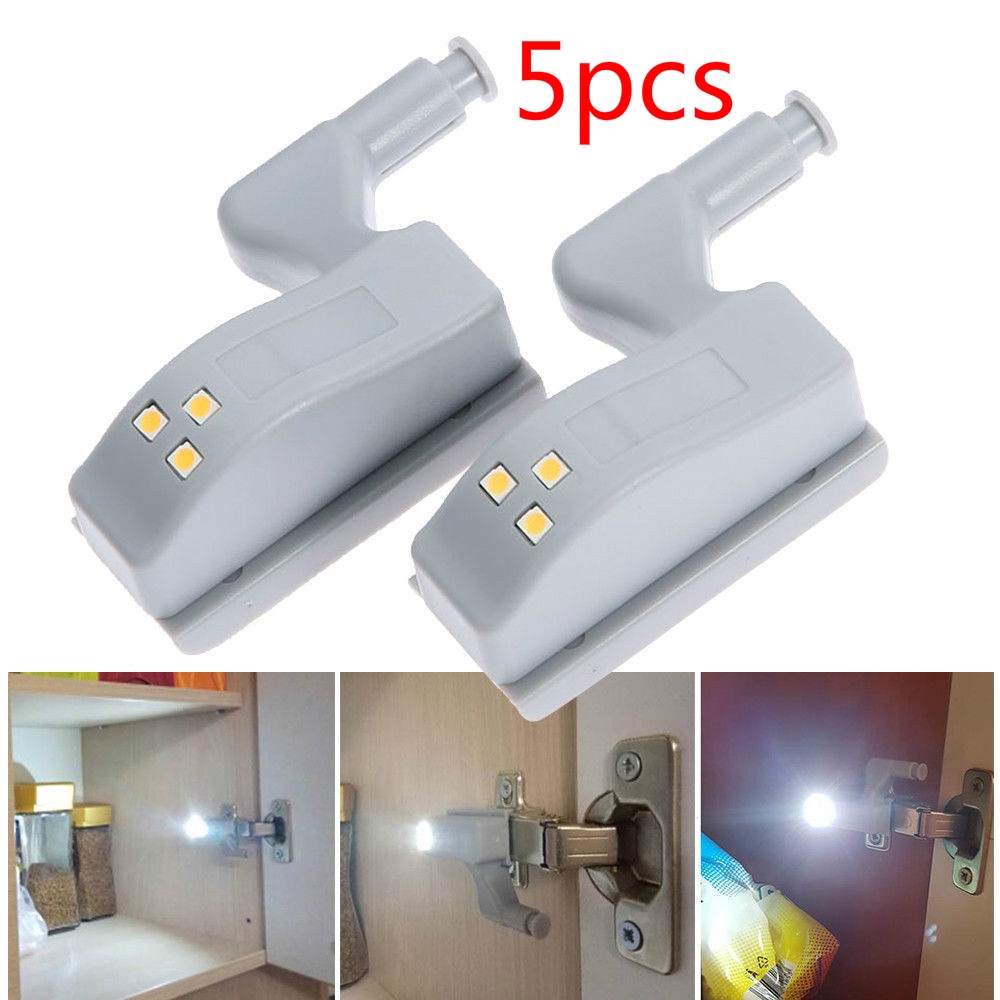 LED Inner Hinge Lamp / Under Cabinet Lights Universal Wardrobe Cupboard ...
