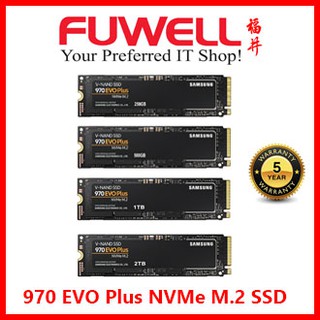 SAMSUNG 970 EVO M.2 2280 500GB PCIe Gen3. X4, NVMe 1.3 V-NAND 3-bit MLC  Internal Solid State Drive (SSD) MZ-V7E500BW 