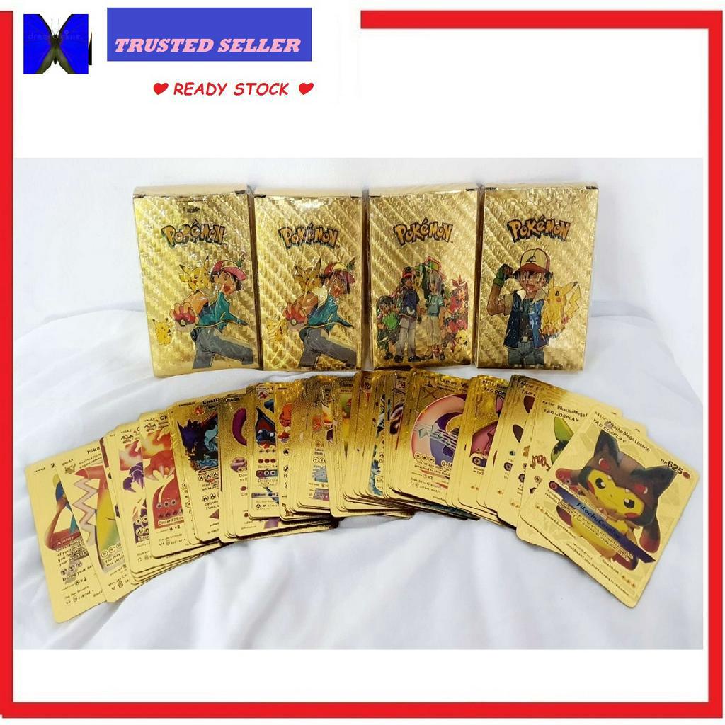Family Entertainment -55 pcs Gold Cards Family Card Game Collection ...