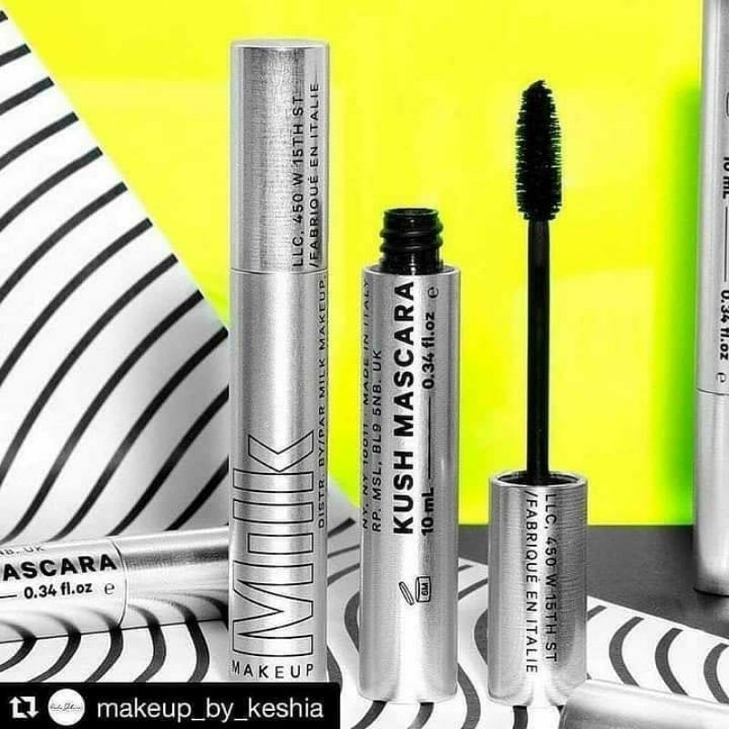 MASCARA MILK MAKEUP KUSH HIGH VOLUME BLACMESF BLACK MINI Shopee Singapore