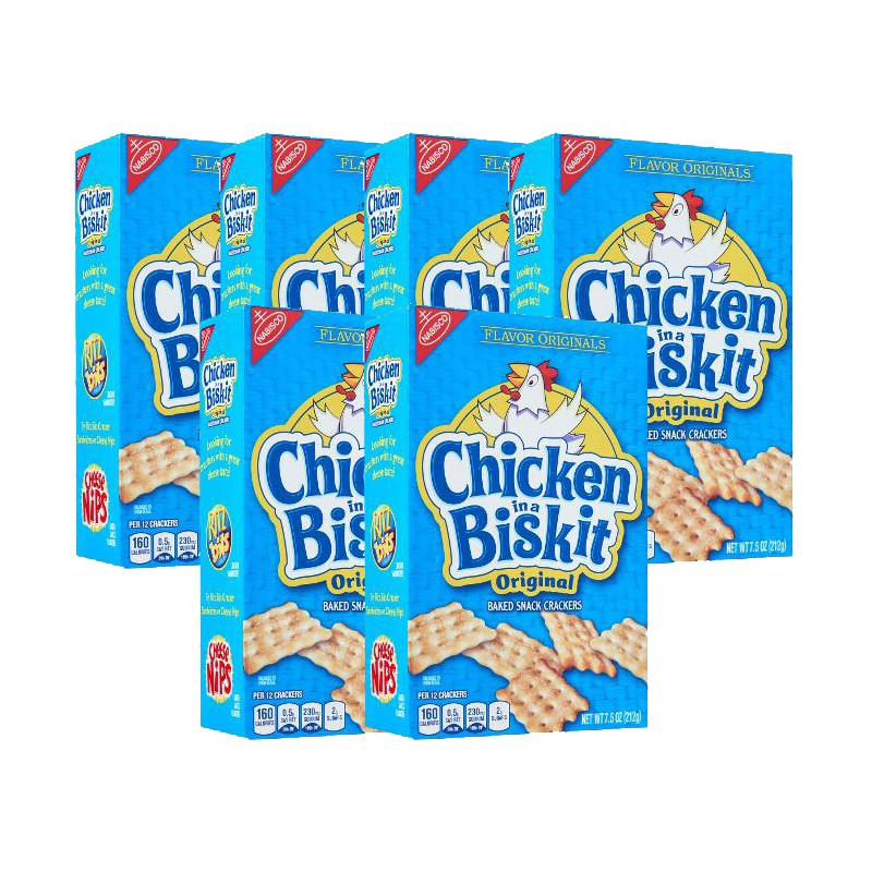 [Bundle of 6] Nabisco Chicken in a Biskit (212g x 6) | Shopee Singapore