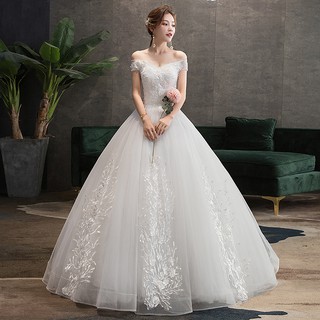 Wedding gown white on sale colour