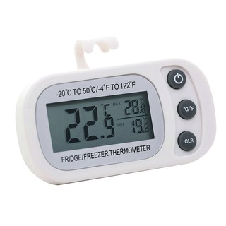 Refrigerator Thermometer With Humidity Meter, High Precision Freezer  Thermometer With Large Lcd Display, Refrigerator Freezer Thermometer For  Home Kitchen Restaurants Cafes