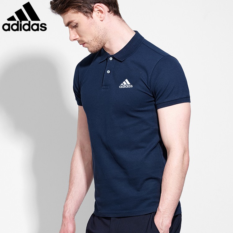 Men Polo Shirt Summer Cotton Lapel T-Shirt Polo Breathable Plain Clothing Boy Polos