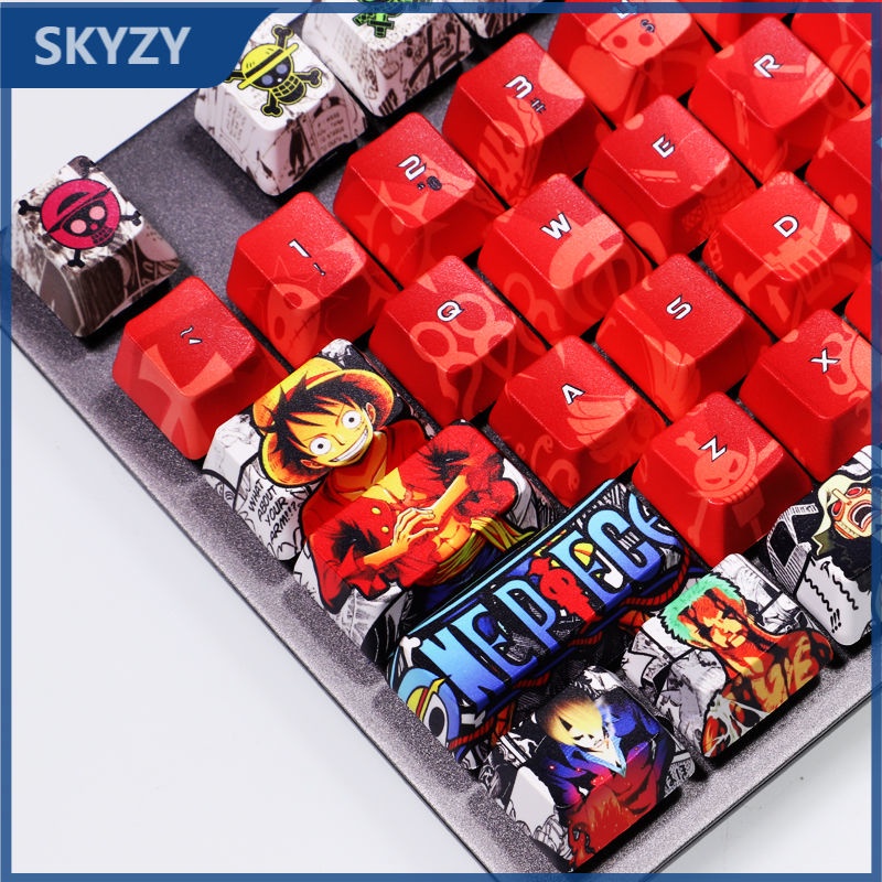 108 Key One Piece Theme Keycap Luffy Empress Anime Keycap PBT Vacuum ...