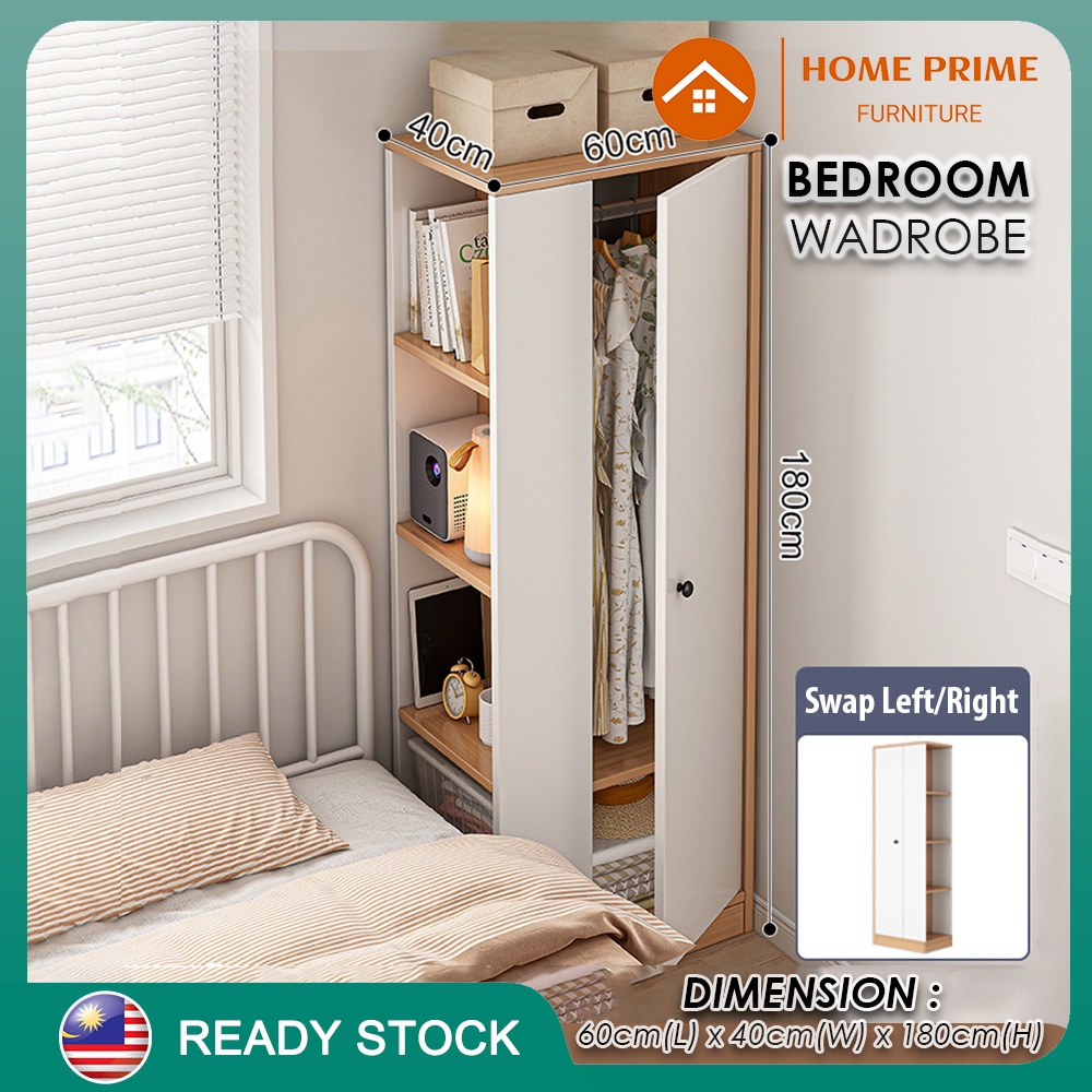 HP YG0034 Wardrobe Space Saver Bedroom Wardrobes Almari Baju Minimalist