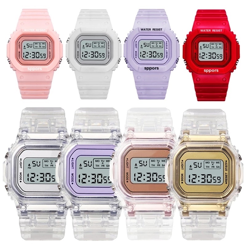 Waterproof digital watch ladies sale