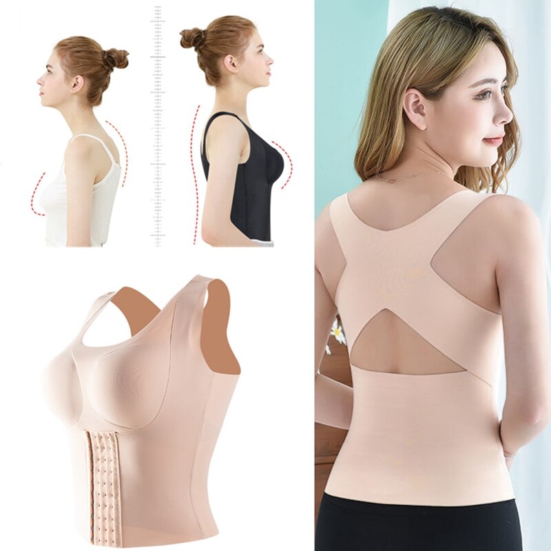 Body Shaper Vest For Women, Tummy Control And Waist Cincher, Push