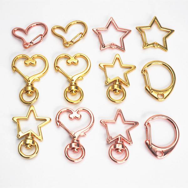 Love fivepointed star keychain bag buckle hardware accessories DIY