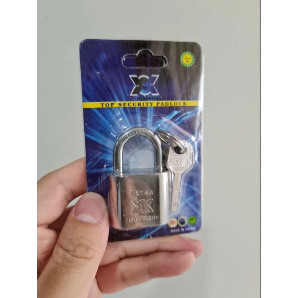 Gembok Putih YSK Anti Maling 30mm 40mm Besi