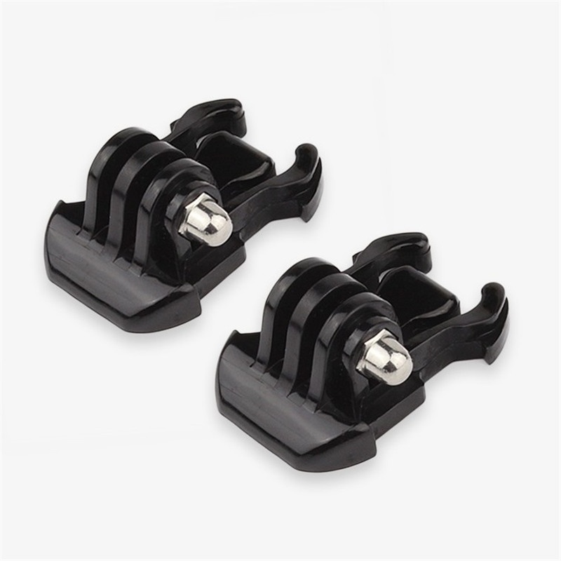 GoPro Accessories 2PCS Quick-Release Buckle Helmet Mount Adapter for Go ...
