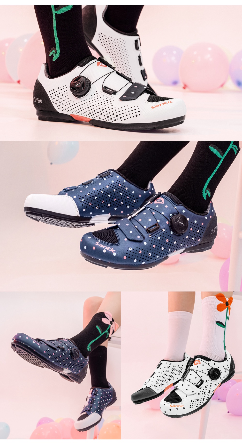 santic women's cycling shoes