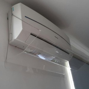 Gutter AC Reflector Acrylic Barrier Wind Blowing Barrier AC 100cm ...