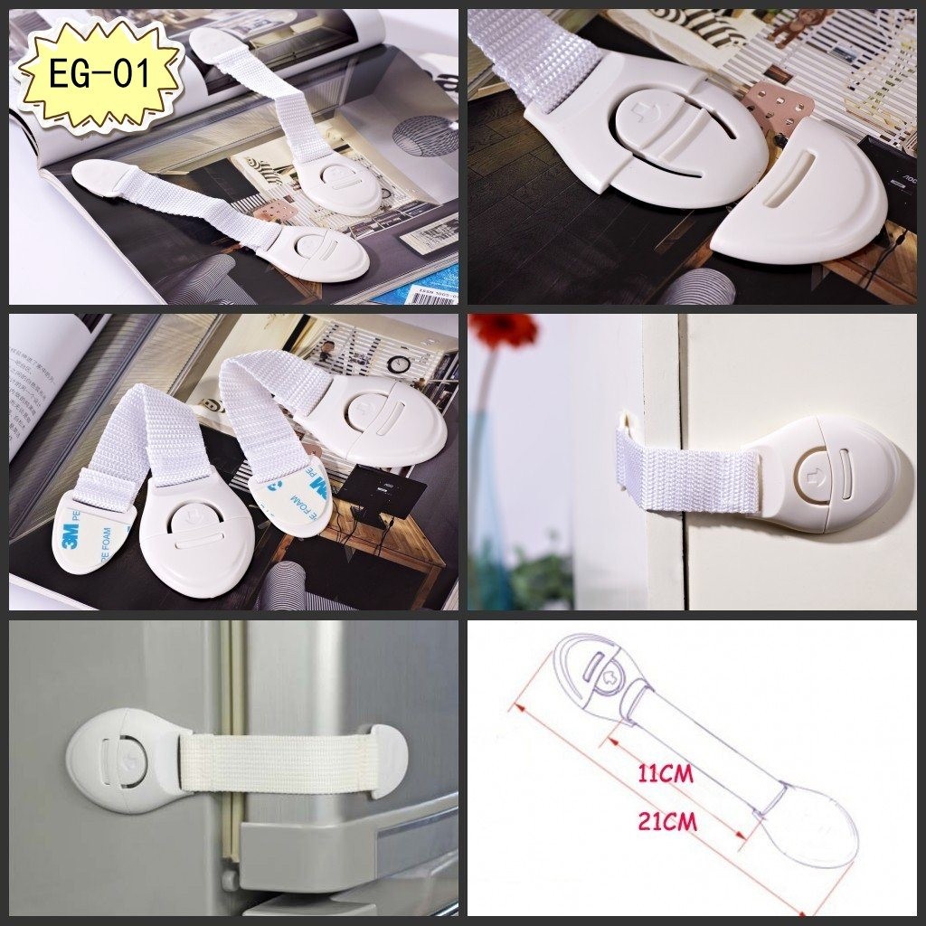 Baby Lock, Child Proof Drawer Door Safety Latch,Toddlers Safe