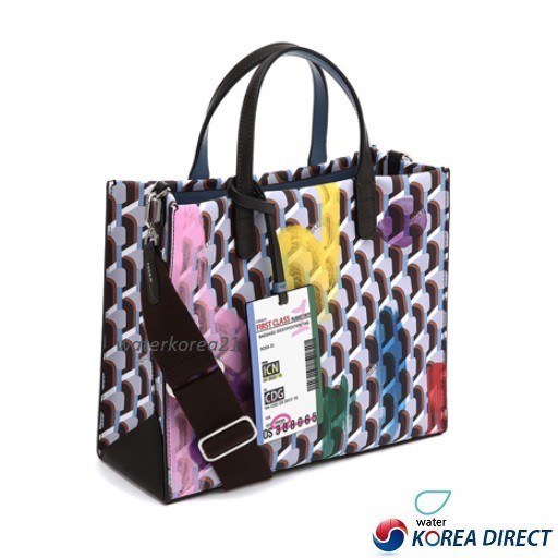 Korea ROSA.K TRAPEZE MONOGRAM TOTE Bag-Directly from Korea
