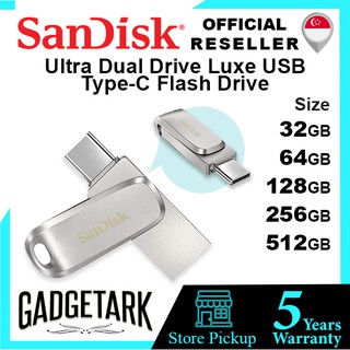 Sandisk USB OTG Type-C DC3 Flash Drive 64GB 128GB 256GB 512GB Pen