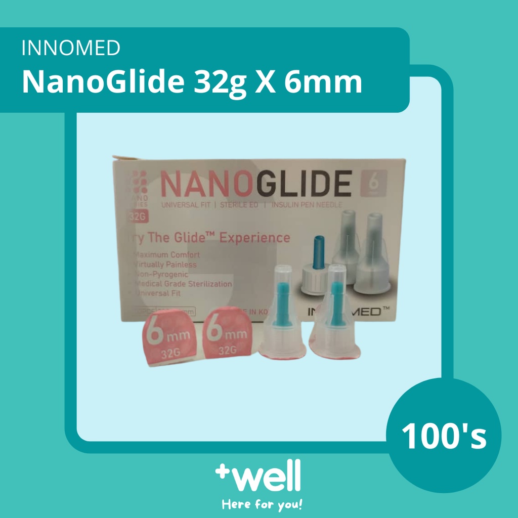 INNOMED NanoGlide 32g X 6mm box (100's) | Shopee Singapore