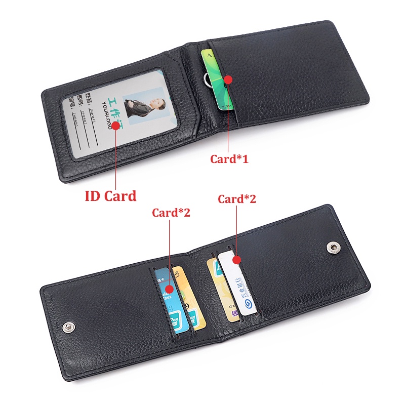 2024 Luxury Business Work ID Badge Holder with Lanyard Multiple card ...