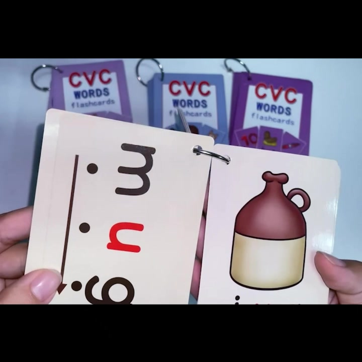 131 Cards Phonics CVC Words Flashcards Sight Word Flash Cards Toddler ...