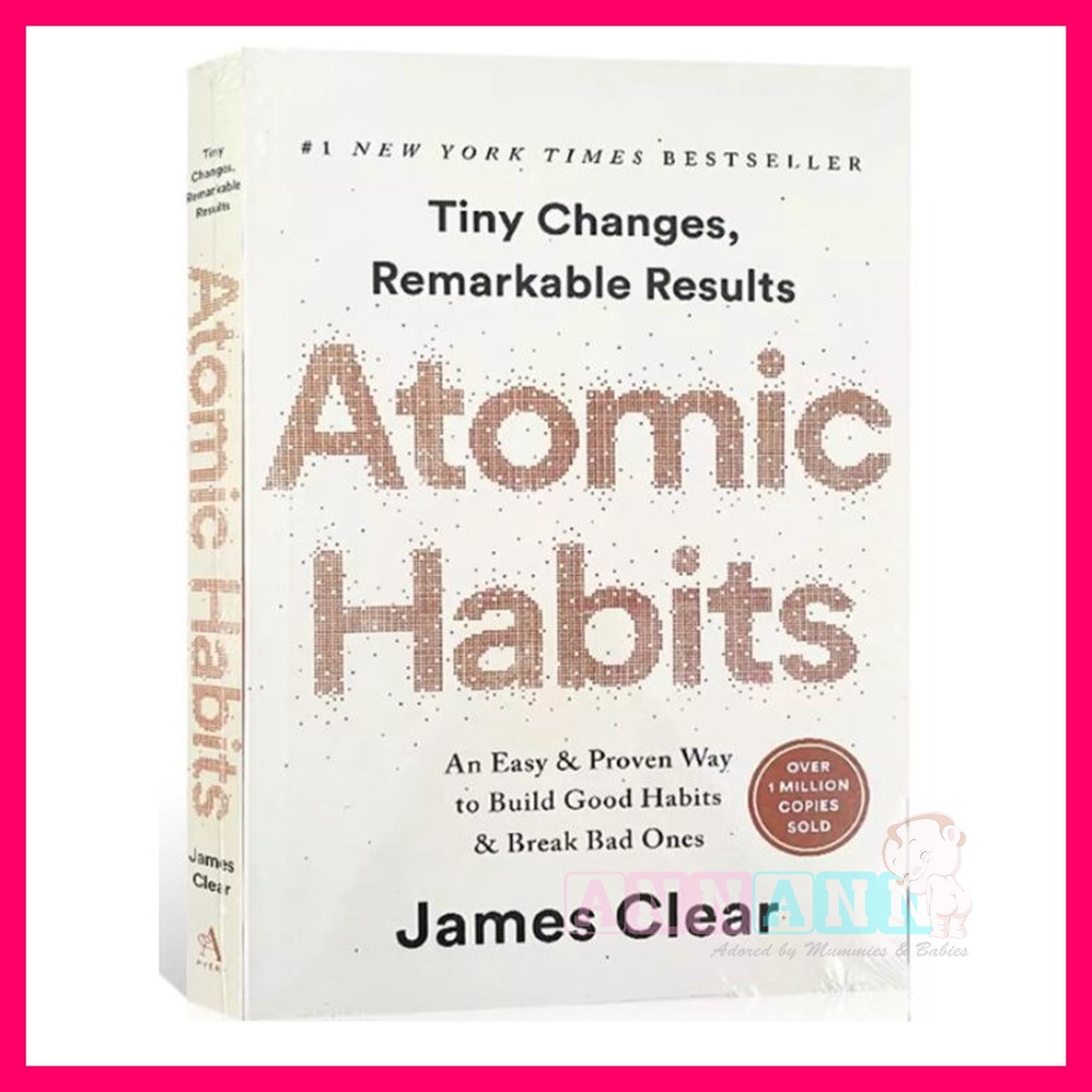 Atomic Habits By James Clear Self Help & Improvement Motivational ...