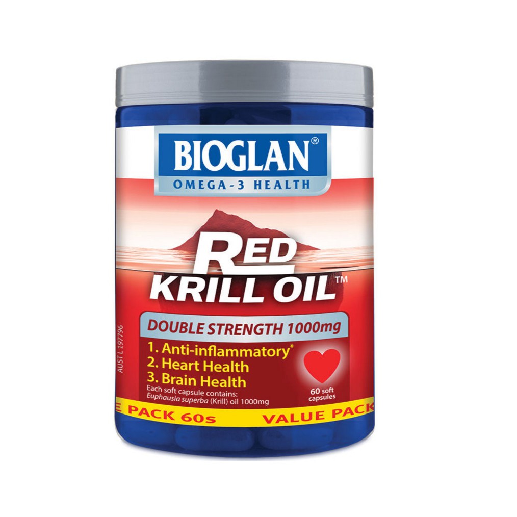 Bioglan Red Krill OIl Double Strength 1000mg 60s Shopee Singapore